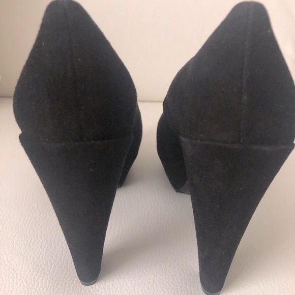 Suede Platform Pumps by Theory - Picture 11 of 16